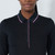 DS Embroidery Logo Black Long Sleeve Polo Shirt image 3