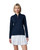 Peoria Navy Long Sleeve Polo Shirt image 1