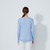 DS Ancona Blue Heron Long Sleeve Round Neck Top image 2