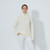 DS Ivory Cable LS Pullover Unlined