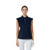 DS Luxe Frill Dark Navy Sleeveless Polo Shirt