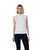 Peoria White Sleeveless Polo Shirt image 1