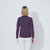 DS Cholet Dark Purple Full Zip Midlayer Jacket image 2