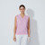 DS Delusion Pink Jacquard V-Neck Vest