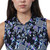 DS Art Modern Stripe Print Sleeveless Polo Shirt