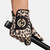 Designer Pro right golf glove for women's in Black/Cheetah print
