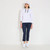 Women Loop Hoodie White image 4
