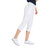 Women Elite Capri (high Waist)-4-ways Stretch White image 1