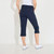 Women Elite Capri (high Waist)-4-ways Stretch Black image 9