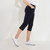 Women Elite Capri (high Waist)-4-ways Stretch Black image 14