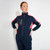 Women Bounce Rain Jacket Navy/Lipstick image 1