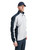 Mens Links Stretch Rain Jacket Navy Light Grey image 8