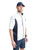 Men Lanark Stretch Wind Shirt (6 Oz) White Navy image 6