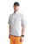 Men Lanark Stretch Wind Shirt (5oz) Grey White image 12