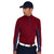 Men's Aloha Uv Cut Long Sleeve Shirt (upf 50) Cranberry image 16