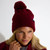 Edison Knitted Hat Cranberry image 2