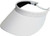 White Bling Coil Visor image 1