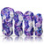 Taboo Fashions Women's Golf Club Head Covers, 4-Pack Designer Set, Resort Collection (Purple Petals)