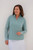 Women's Sheer Long Sleeve Golf Shirt - Mint image 1