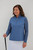 Sheer Long Sleeve Golf Shirt Juniper image 3