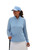 Women's Sheer Long Sleeve Golf Shirt – Sky image 1