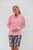 Women's Sheer Long Sleeve Golf Shirt - Grapefruit image 3