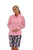 Women's Sheer Long Sleeve Golf Shirt - Grapefruit image 3