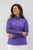 Women's Long Sheer Sleeve Golf Shirt - Lavender image 1