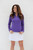 Women's Long Sheer Sleeve Golf Shirt - Lavender image 2