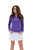 Women's Long Sheer Sleeve Golf Shirt - Lavender image 1