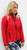 Women's Branded Soft Shell Jacket – Cherry Red image 2