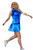 Women's Pleated Golf Dress – Blue Lagoon image 1