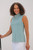 Women's Sleeveless Mock Golf Shirt - Mint image 4