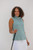Women's Sleeveless Mock Golf Shirt - Mint image 6