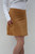 Women's Kick Pleat Golf Skort - Camel image 3