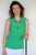 Women's Sheer Sleeveless Golf Shirt – Emerald image 3