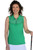 Women's Sheer Sleeveless Golf Shirt – Emerald image 2
