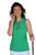 Women's Sheer Sleeveless Golf Shirt – Emerald image 1