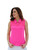 Women's Sheer Sleeveless Golf Shirt - Hot Pink image 2