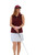 Women's Sheer Sleeveless Golf Shirt – Claret image 1