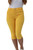 Women's Golf Pedal Pushers - Marigold image 1