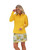 Women's A-Line Art Golf Skort - Daisies image 1