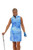 Women's A-Line Art Golf Skort - Periwinkle image 1