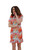 Women's Short Sleeve Frill Golf Dress – Zanzibar image 1