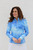 Women's Long Sleeve Mid Layer Golf Shirt – Periwinkle image 4