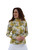 Women's Long Sleeve Mid Layer Golf Shirt – Daisies image 1
