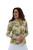 Women's Long Sleeve Mid Layer Golf Shirt – Daisies image 1
