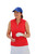 Women's Sleeveless Mock Golf Shirt – Cherry image 1