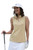 Women's Sleeveless Mock Golf Shirt - Butterscotch image 1