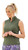 Women's Sleeveless Mock Golf Shirt - Moss image 1